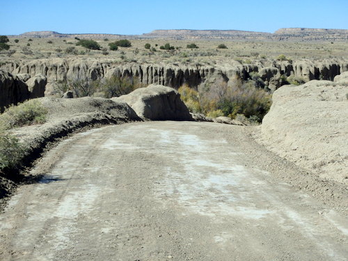 GDMBR: We're passing through a repaired arroyo.